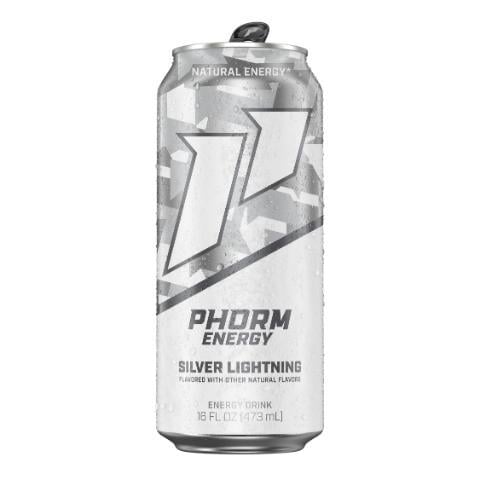 Phorm Energy Silver Lightning Can 16oz